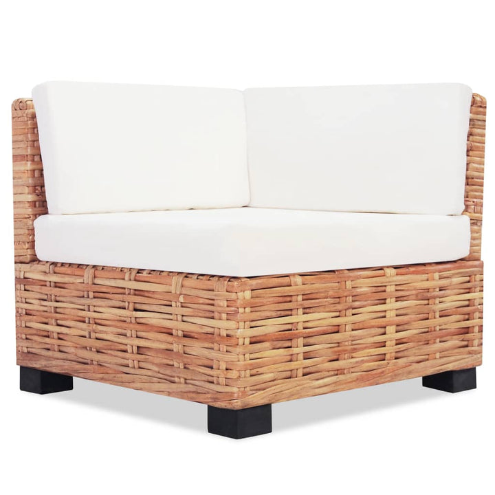 Set Canapea, 18 Piese, Ratan Natural