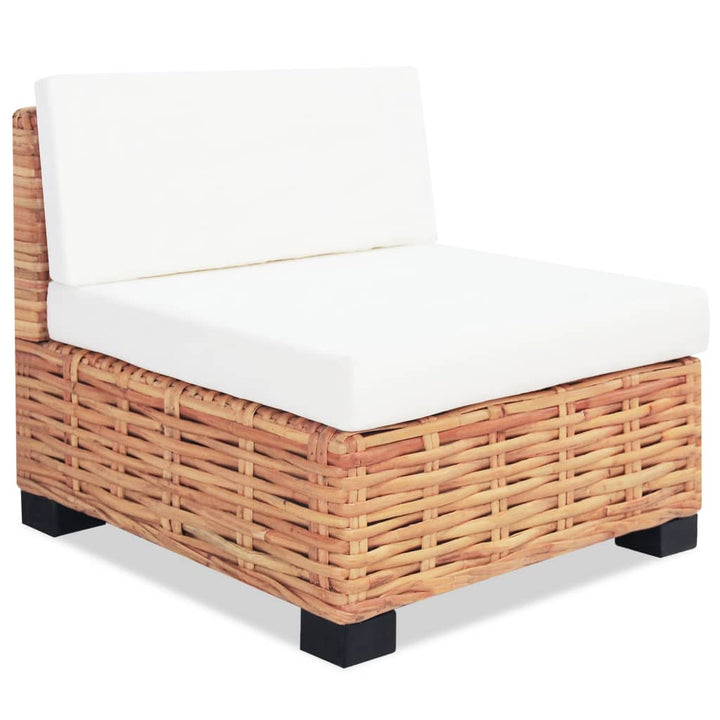 Set Canapea, 18 Piese, Ratan Natural