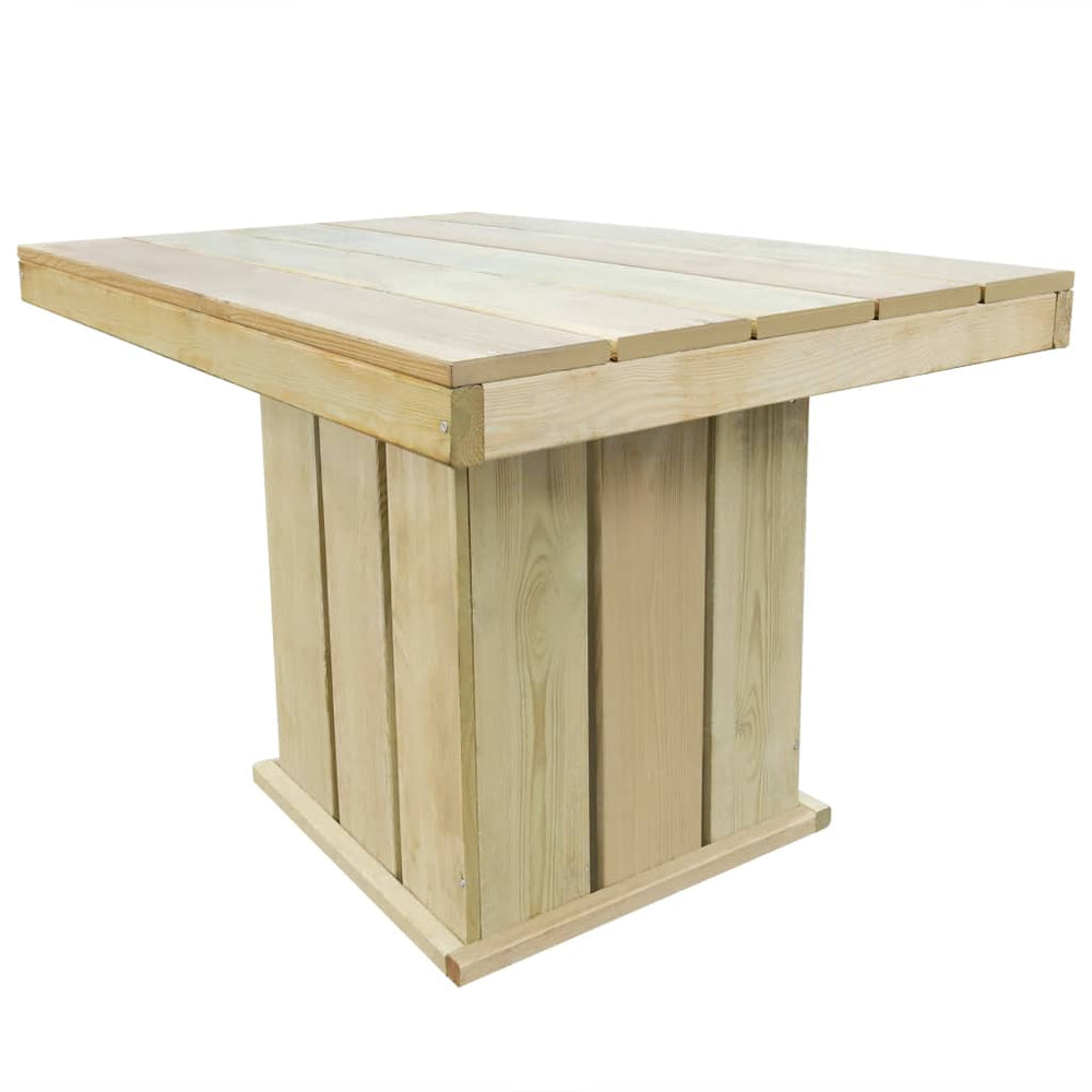 Set Mobilier De Exterior, 5 Piese, Lemn De Pin Tratat