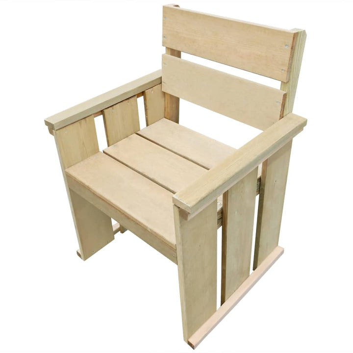 Set Mobilier De Exterior, 5 Piese, Lemn De Pin Tratat