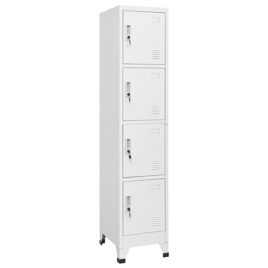 Dulap Vestiar Cu 4 Compartimente 38X45X180 Cm