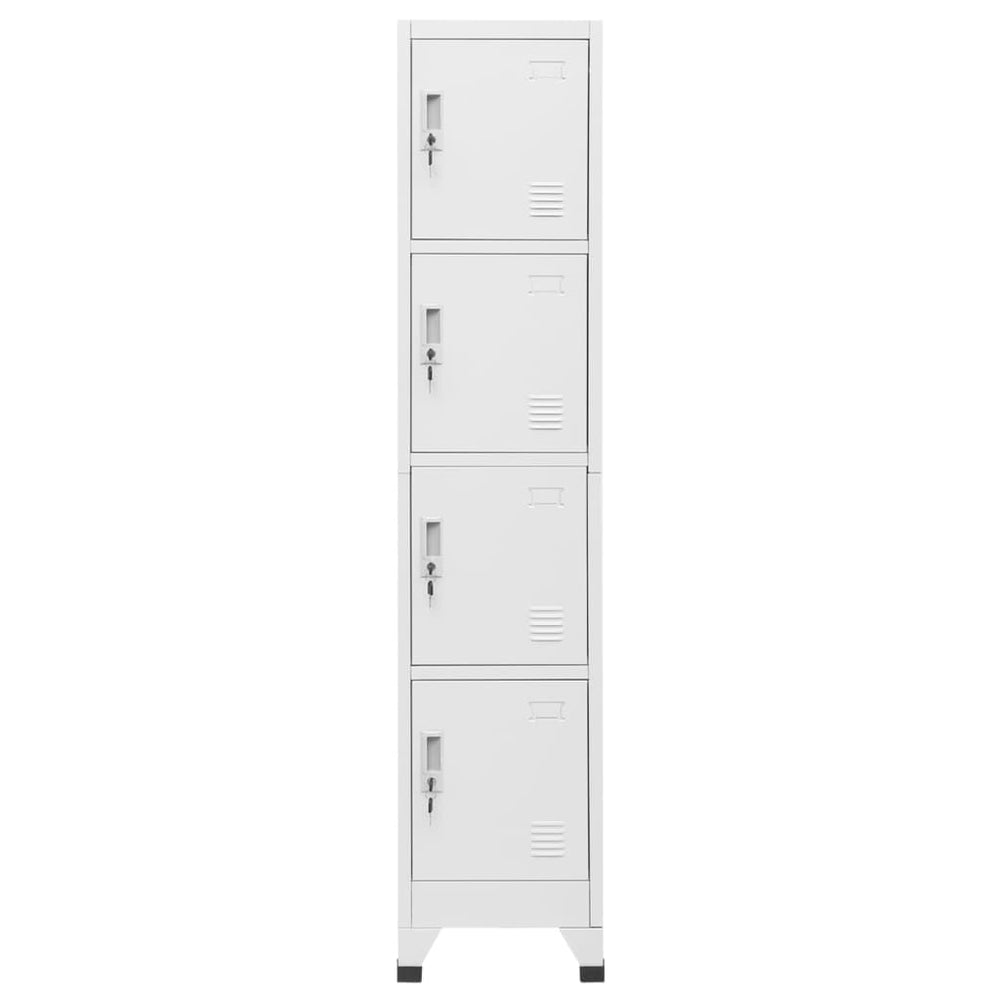 Dulap Vestiar Cu 4 Compartimente 38X45X180 Cm