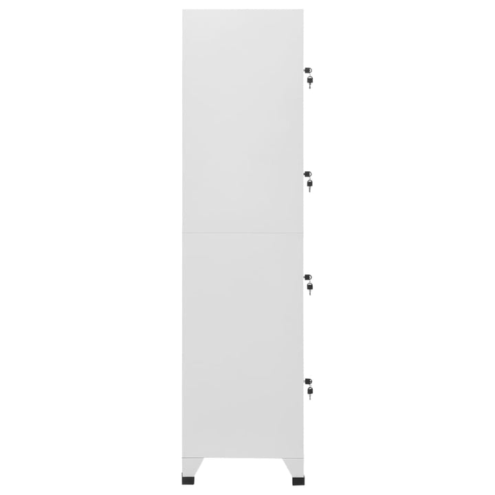 Dulap Vestiar Cu 4 Compartimente 38X45X180 Cm