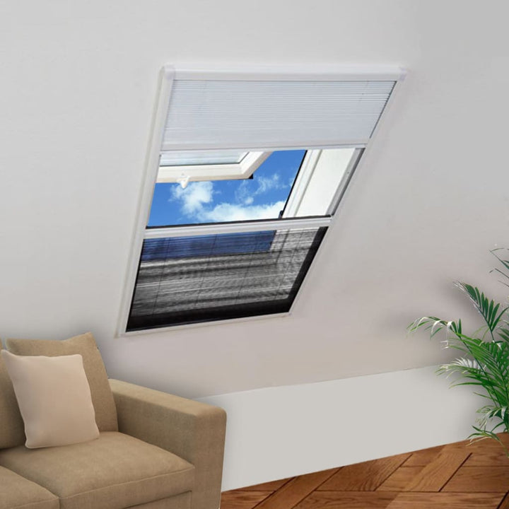 Ecran Insecte Pentru Ferestre, Cu Umbrar, , Aluminiu