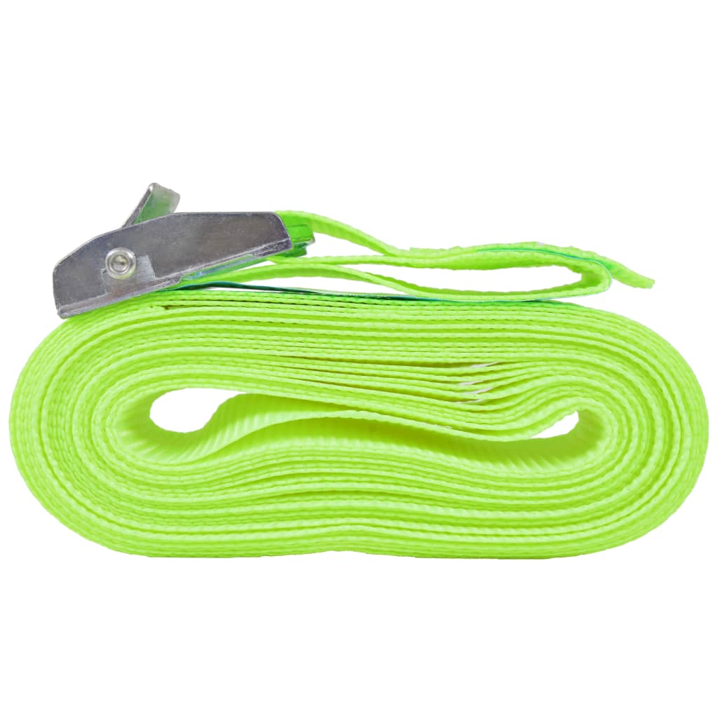 Curele 10 Buc, 0,25 Tone, 5 M X 25 Mm, Verde Fluorescent
