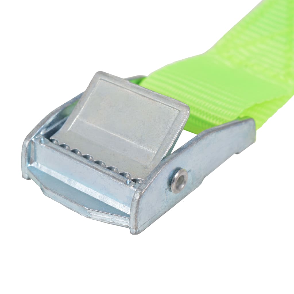 Curele 10 Buc, 0,25 Tone, 5 M X 25 Mm, Verde Fluorescent