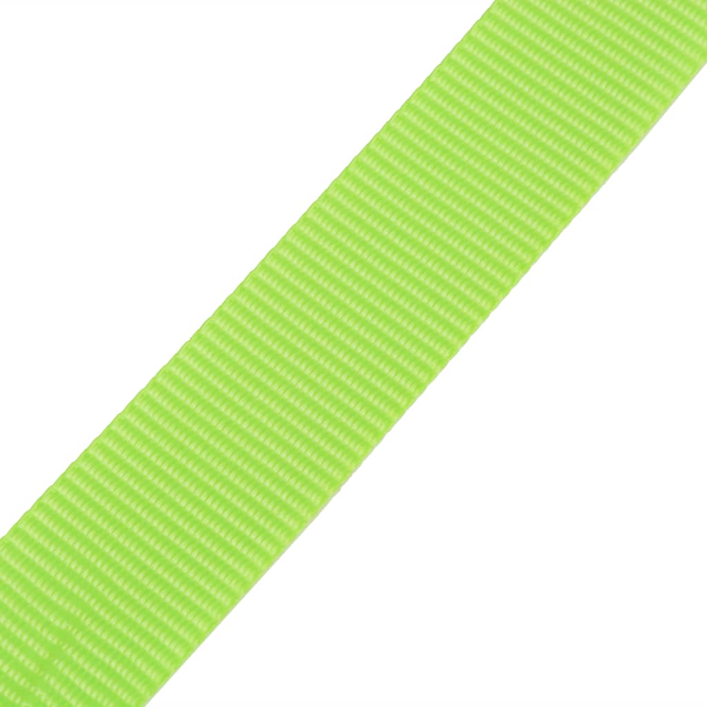 Curele 10 Buc, 0,25 Tone, 5 M X 25 Mm, Verde Fluorescent