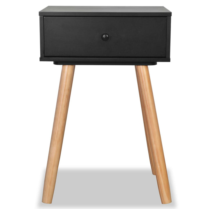 Noptiere Din Lemn Masiv De Pin 2 Buc, 40 X 30 X 61 Cm,