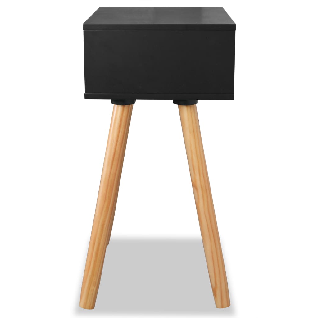 Noptiere Din Lemn Masiv De Pin 2 Buc, 40 X 30 X 61 Cm,