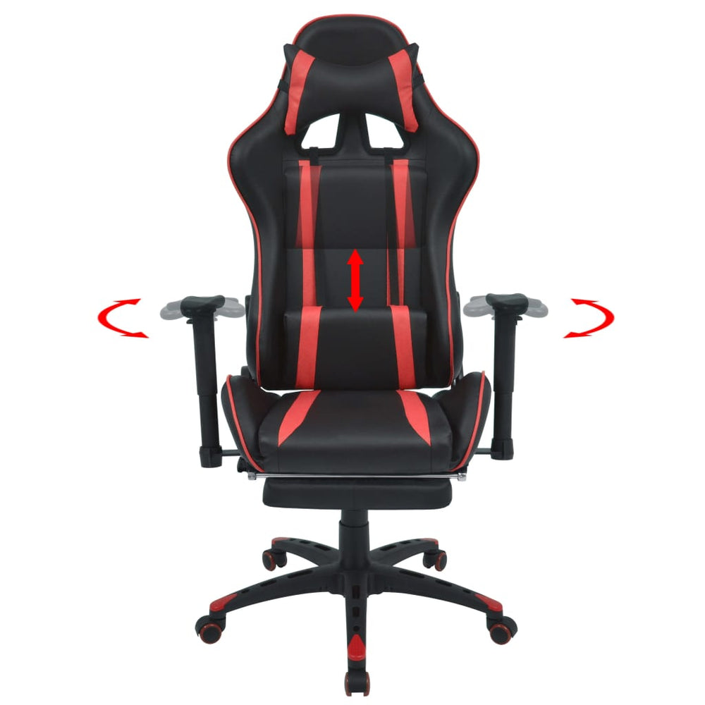 Scaun De Birou Rabatabil, Design Racing, Suport Picioare,
