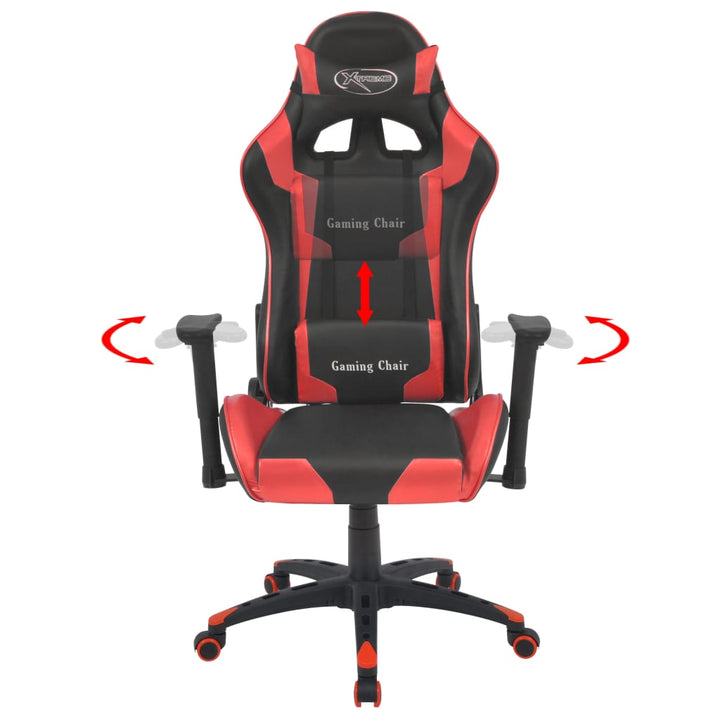Scaun Birou Rabatabil, Design Racing, Piele Artificială,