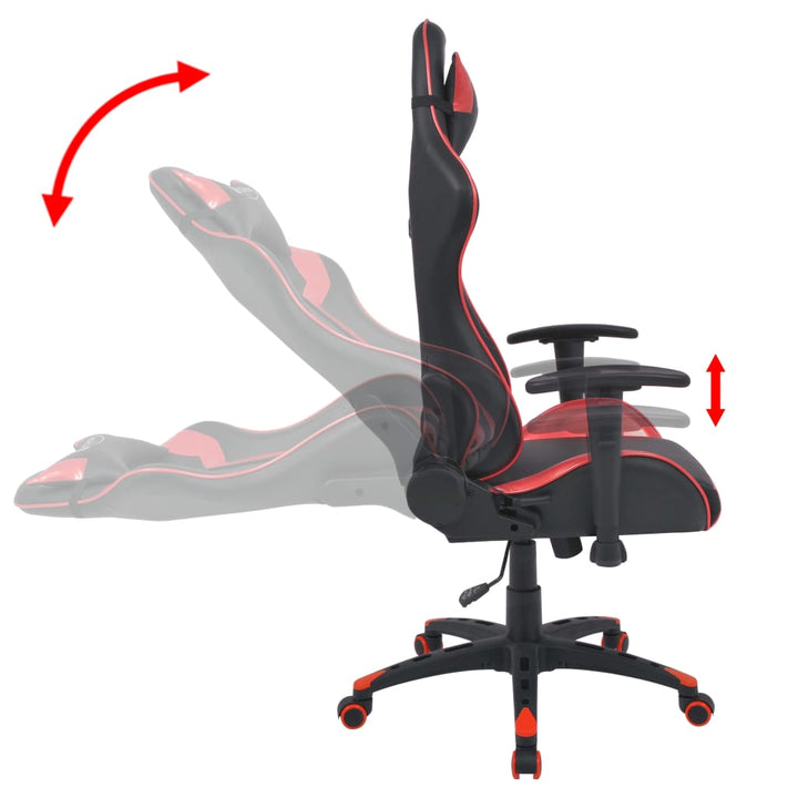 Scaun Birou Rabatabil, Design Racing, Piele Artificială,