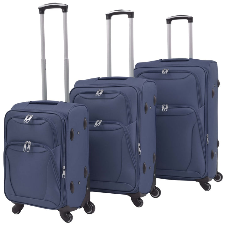 Set Trolere Din Material Textil, 3 Piese, Cafeniu