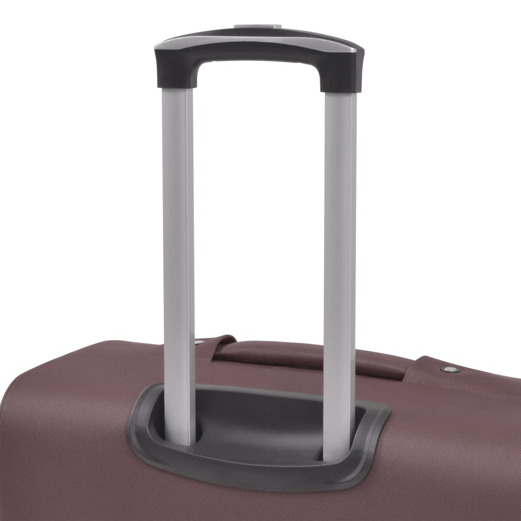 Set Trolere Din Material Textil, 3 Piese, Cafeniu