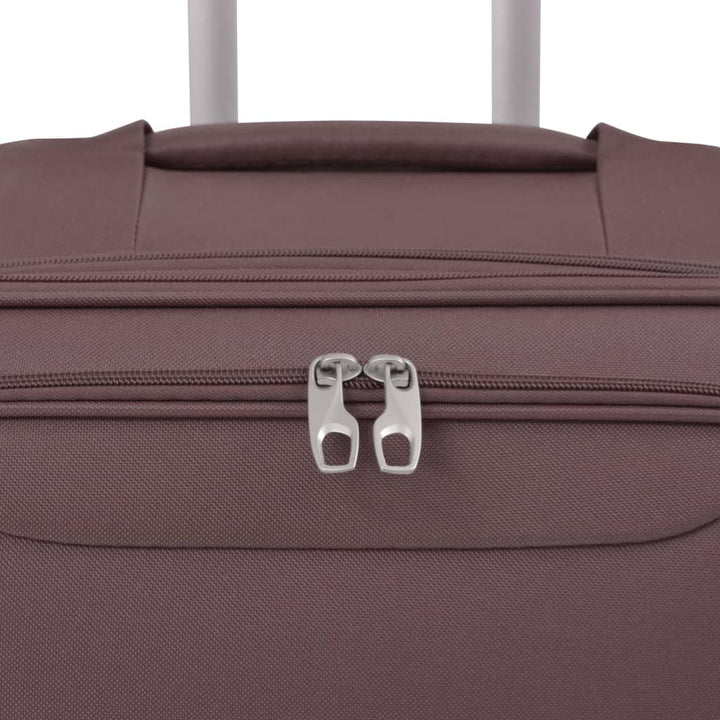 Set Trolere Din Material Textil, 3 Piese, Cafeniu