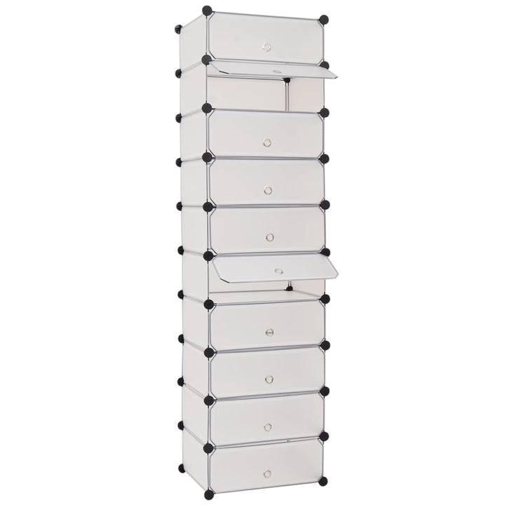 Organizator De Pantofi Interconectat, 10 Compartimente,