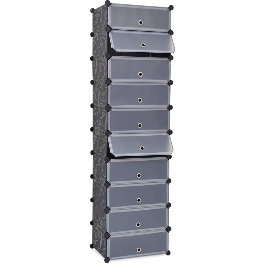Organizator De Pantofi Interconectat, 10 Compartimente,