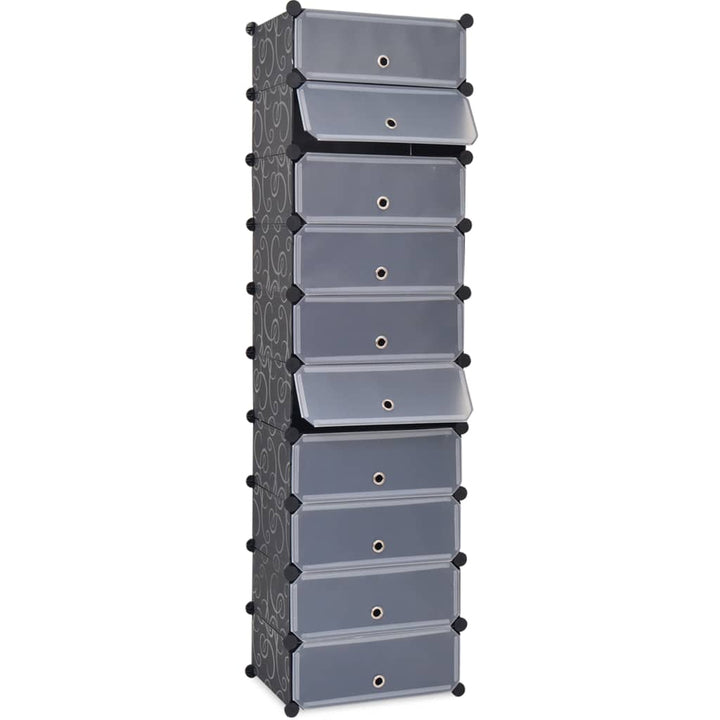 Organizator De Pantofi Interconectat, 10 Compartimente,