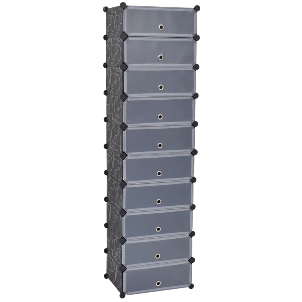 Organizator De Pantofi Interconectat, 10 Compartimente,