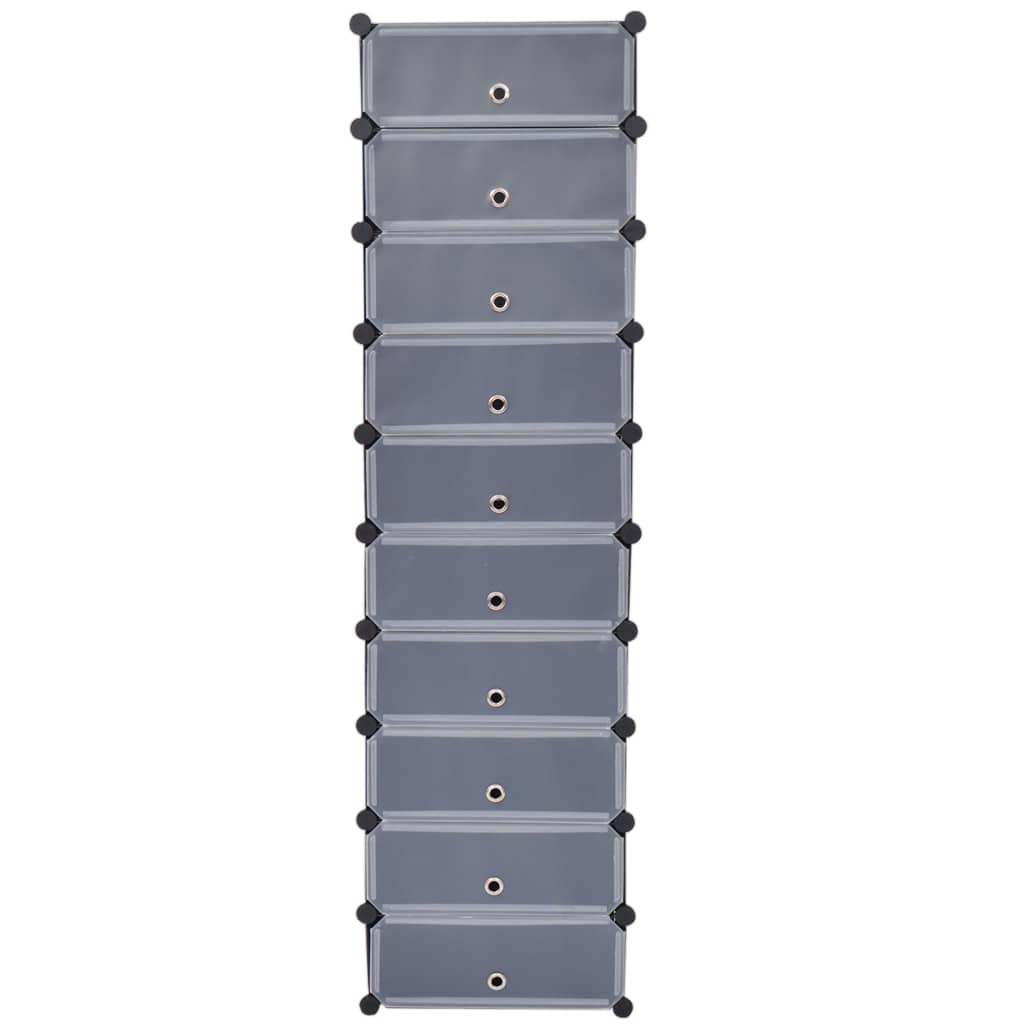 Organizator De Pantofi Interconectat, 10 Compartimente,