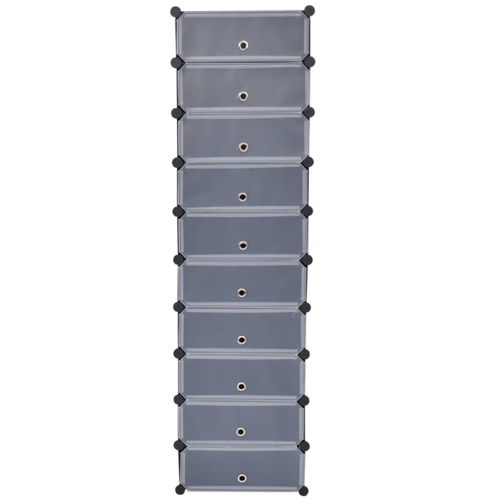 Organizator De Pantofi Interconectat, 10 Compartimente,