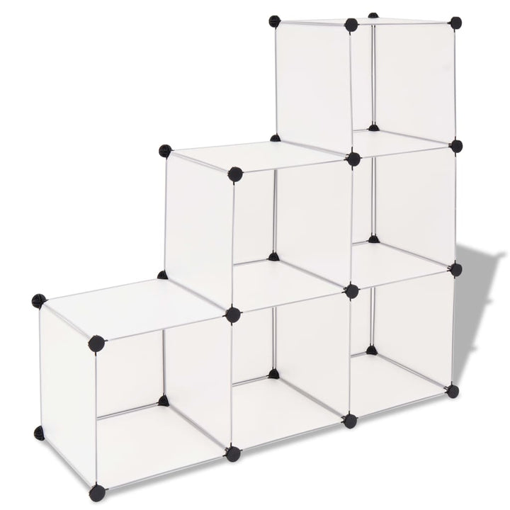 Dulap De Depozitare Tip Cub, 6 Compartimente,
