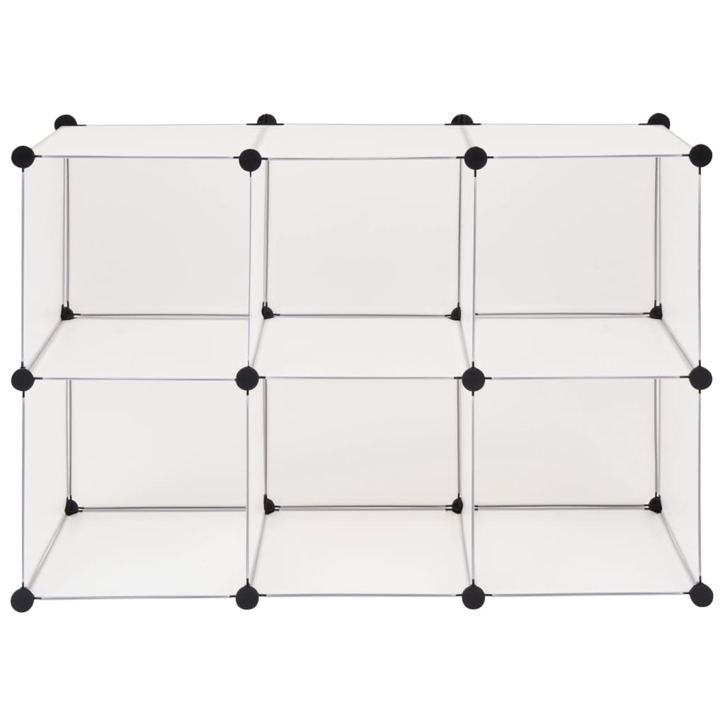 Dulap De Depozitare Tip Cub, 6 Compartimente,