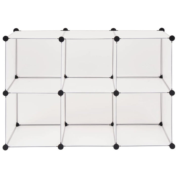 Dulap De Depozitare Tip Cub, 6 Compartimente,