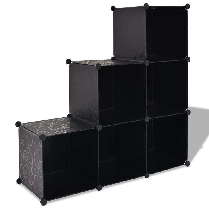 Dulap De Depozitare Tip Cub, 6 Compartimente,