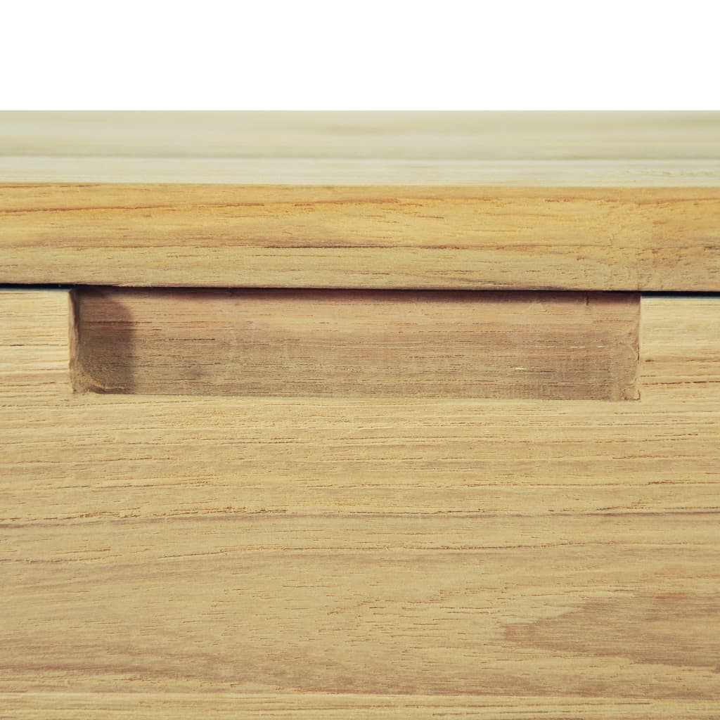 Comodă Tv, 120 X 35 X 35 Cm, Lemn Masiv De Tec
