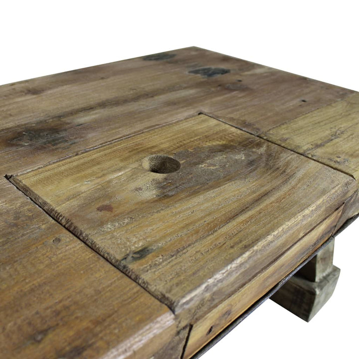 Măsuță De Cafea, 90X50X35 Cm, Amestec Lemn Reciclat