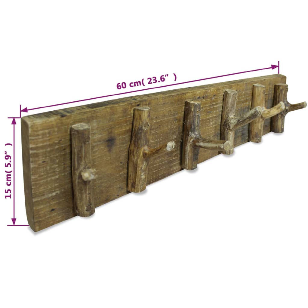 Cuier De Haine, 60X15 Cm, Amestec Lemn Reciclat
