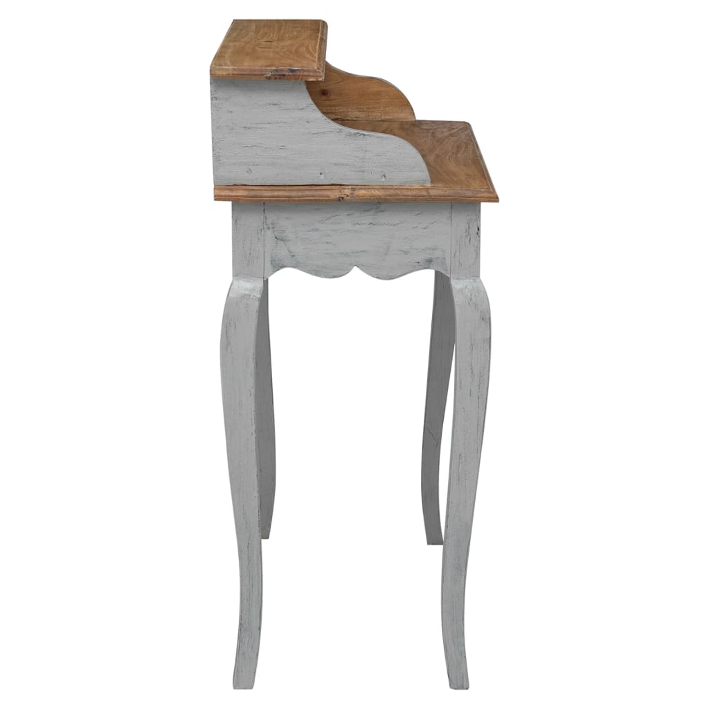 Birou De Scris, 80X40X92 Cm, Lemn Masiv De Mahon
