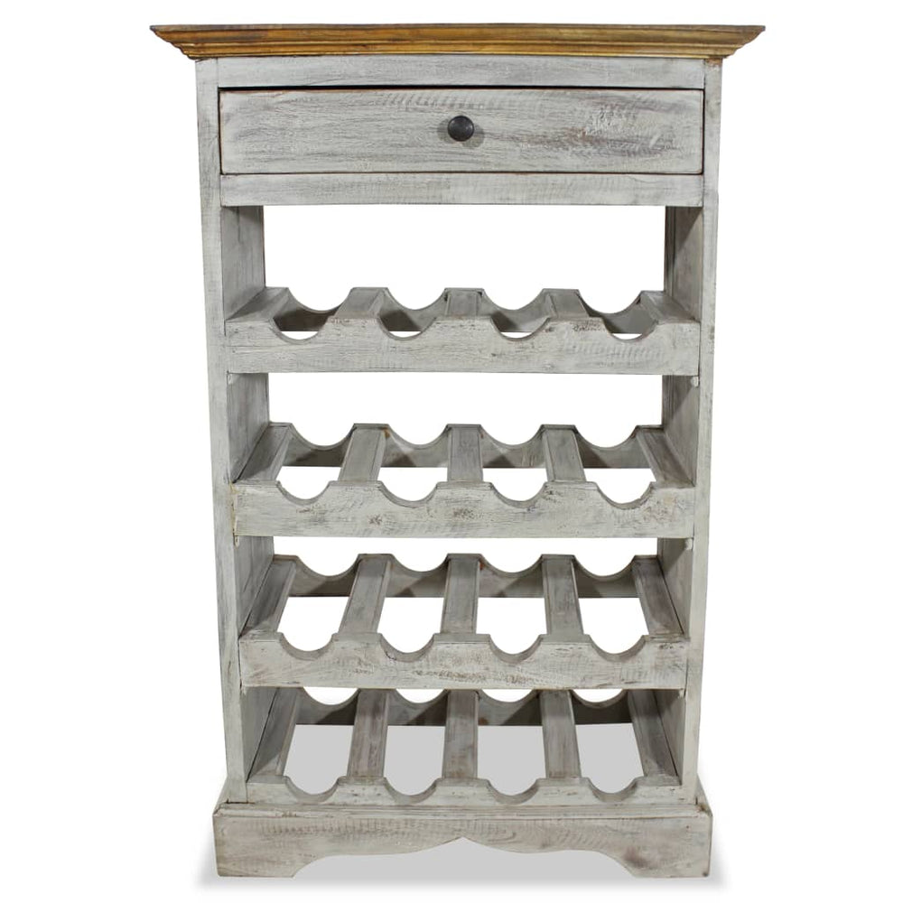 Suport Sticle De Vin, 55X23X85 Cm, Lemn Masiv De Mahon