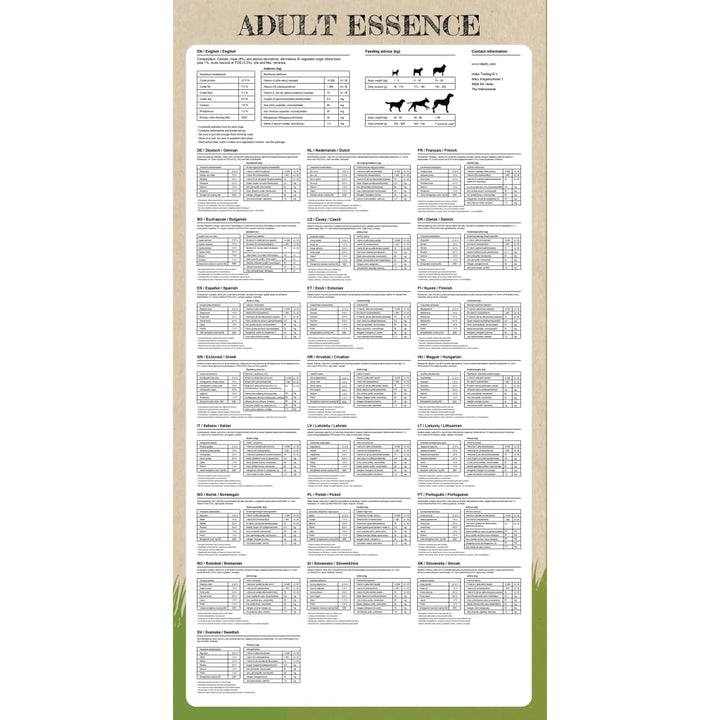 Hrană De Câini Uscată Premium Adult Essence