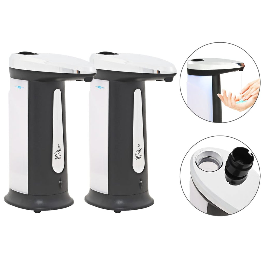 Dozatoare De Săpun Automat 2 Buc, Senzor Cu Infraroșu, 800 Ml