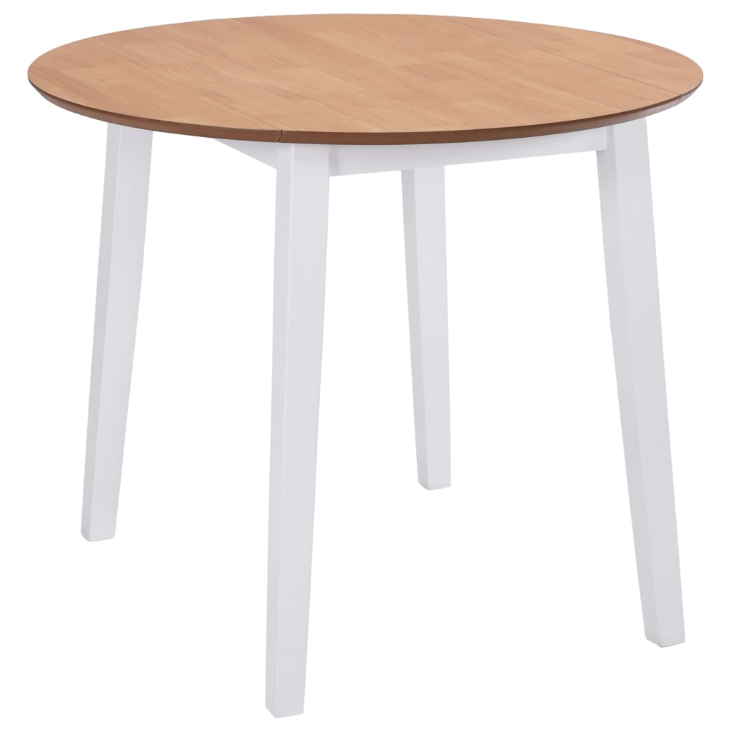 Masă De Bucătărie Extensibilă, Rotund, Mdf,