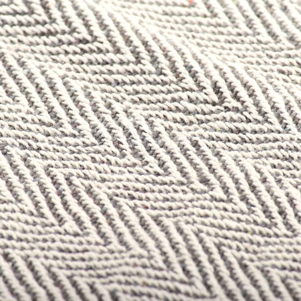 Pătură Decorativă Model Spic, Bumbac, ,