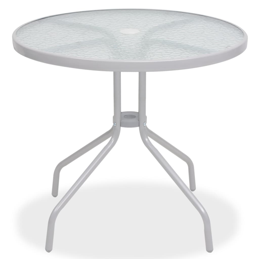 Set Mobilier De Exterior, 6 Piese, , Oțel Și Textilenă