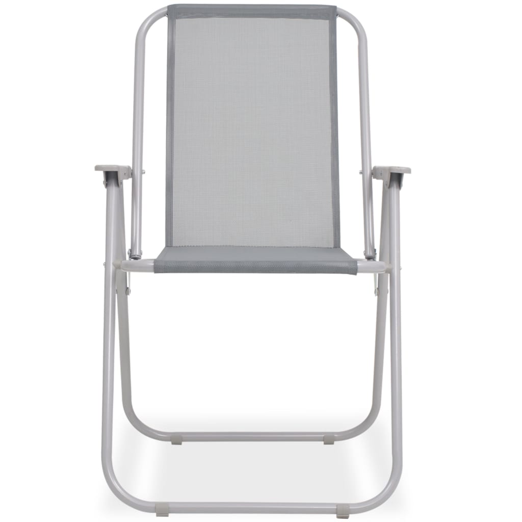 Set Mobilier De Exterior, 6 Piese, , Oțel Și Textilenă