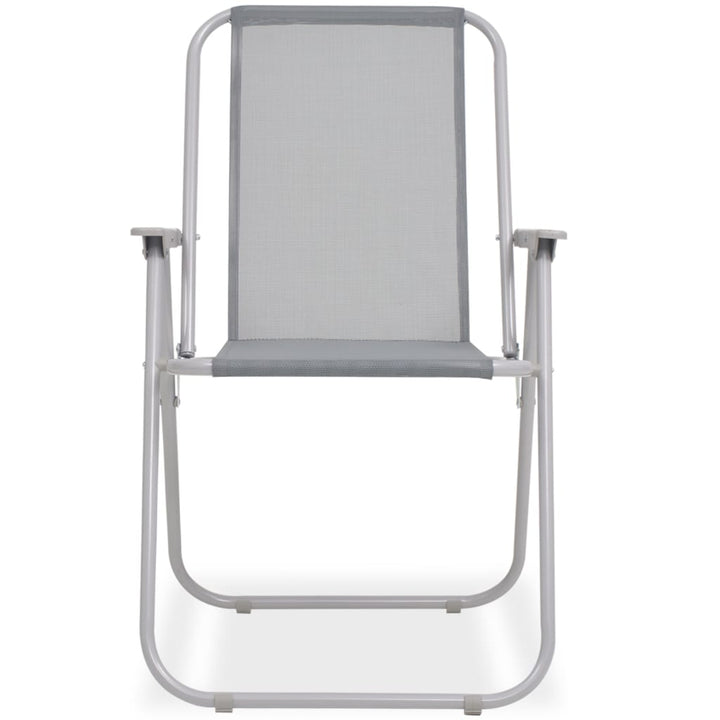 Set Mobilier De Exterior, 6 Piese, , Oțel Și Textilenă