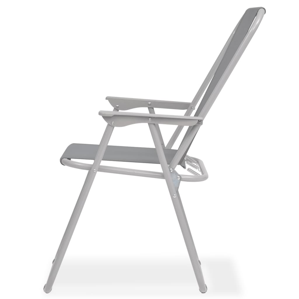 Set Mobilier De Exterior, 6 Piese, , Oțel Și Textilenă