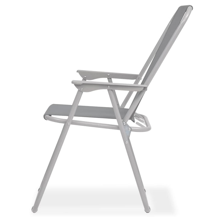 Set Mobilier De Exterior, 6 Piese, , Oțel Și Textilenă