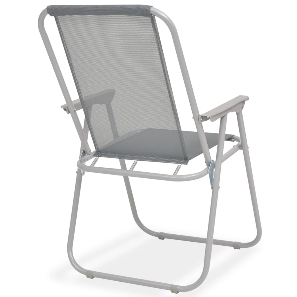 Set Mobilier De Exterior, 6 Piese, , Oțel Și Textilenă