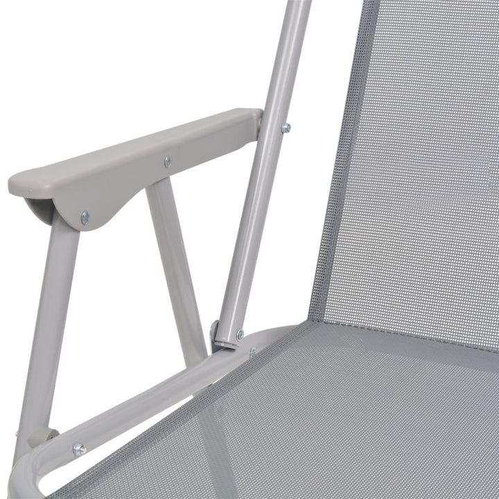 Set Mobilier De Exterior, 6 Piese, , Oțel Și Textilenă