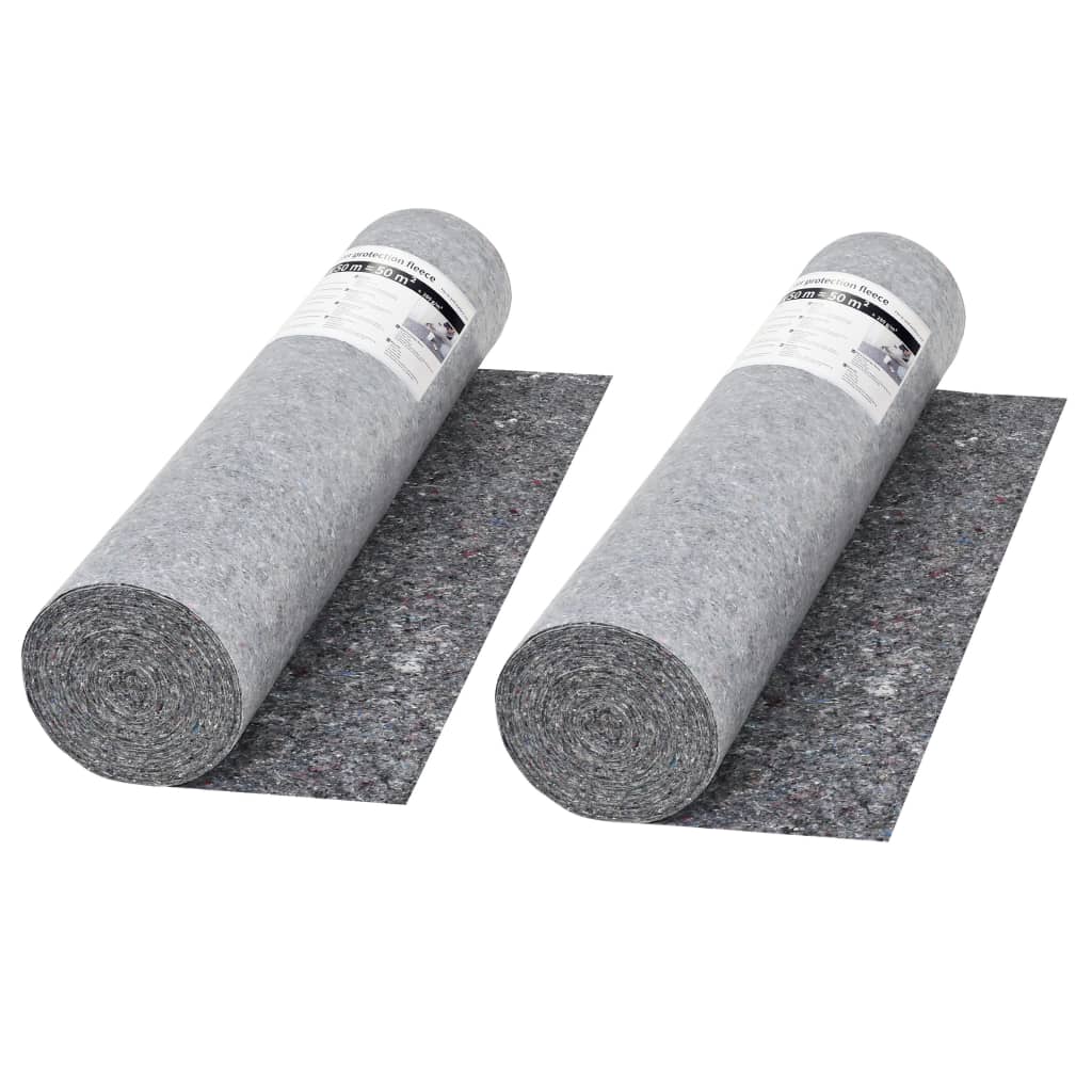 Protecție Antiderapantă Podea Zugravi, 2 Buc. 50M, 280G/M², Gri