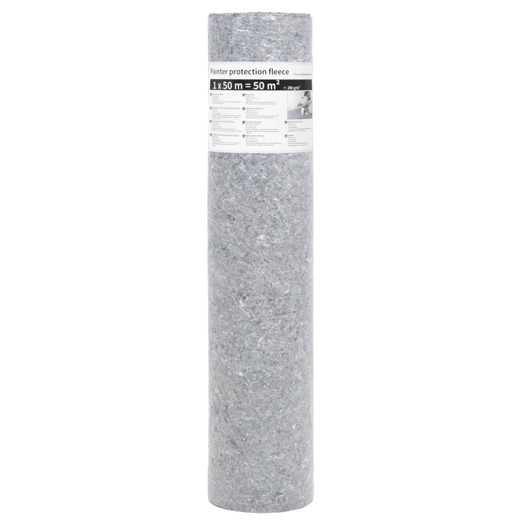 Protecție Antiderapantă Podea Zugravi, 2 Buc. 50M, 280G/M², Gri