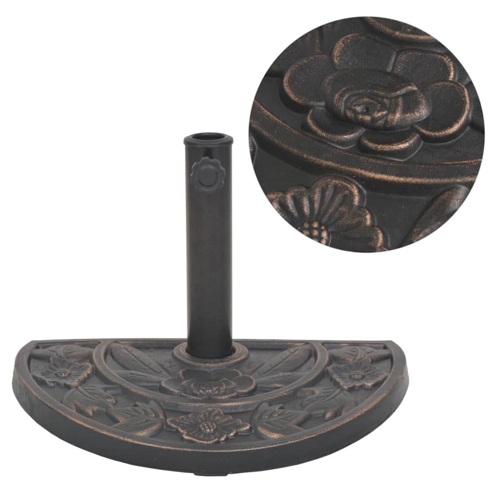 Suport Umbrelă De Soare, Rășină, , Bronz, 9 Kg