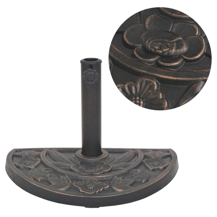 Suport Umbrelă De Soare, Rășină, , Bronz, 9 Kg