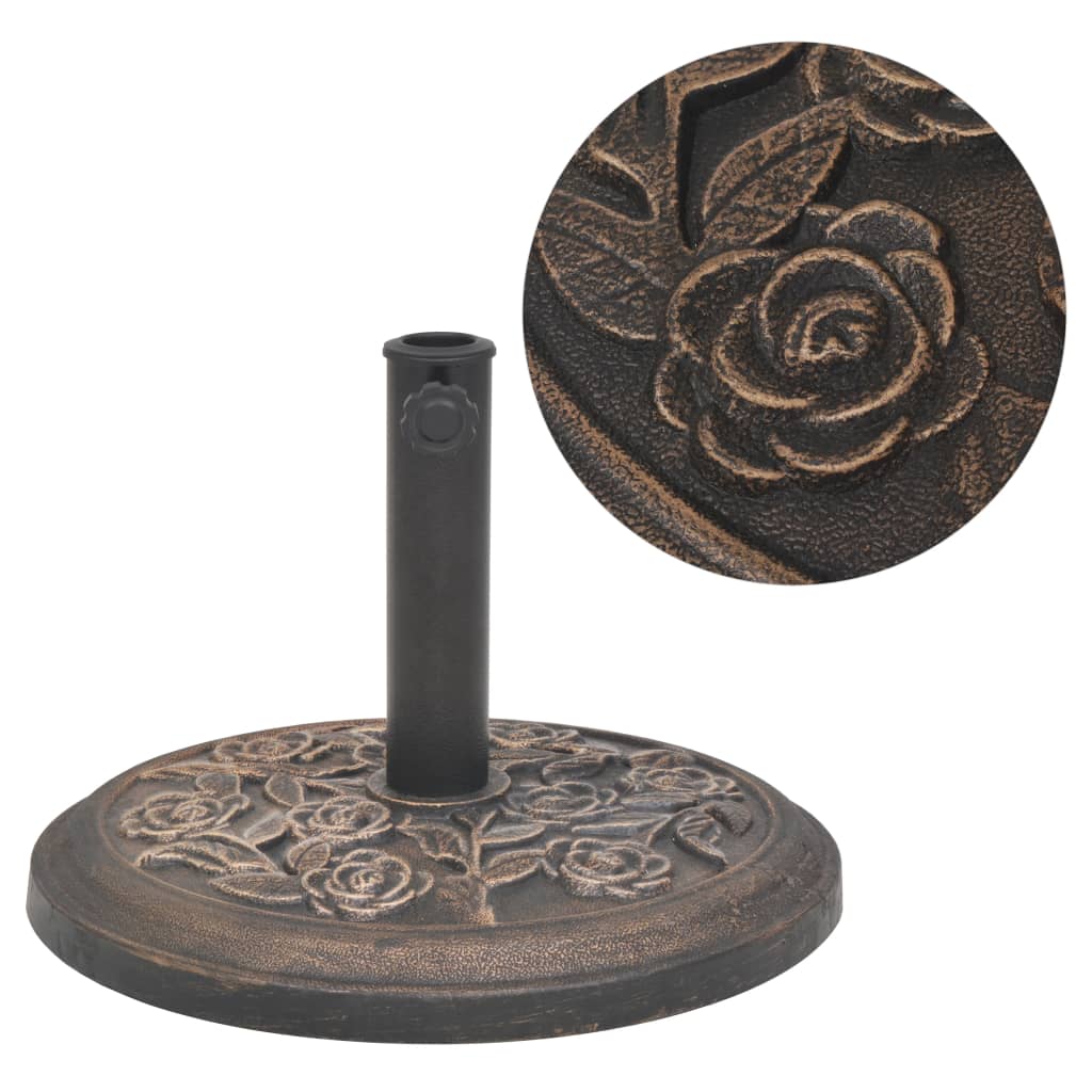 Suport Umbrelă De Soare, Rășină, , Bronz, 9 Kg
